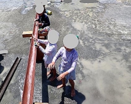 水遊び